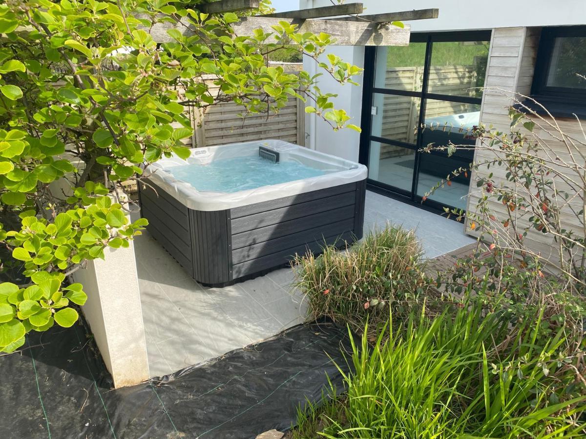 Maison Villa Montmarin Vue Mer Bretagne Nord Vers Roscoff Carantec Morlaix Plouescat Locquenole Avec Son Spa Et Sa Vue Mer מראה חיצוני תמונה